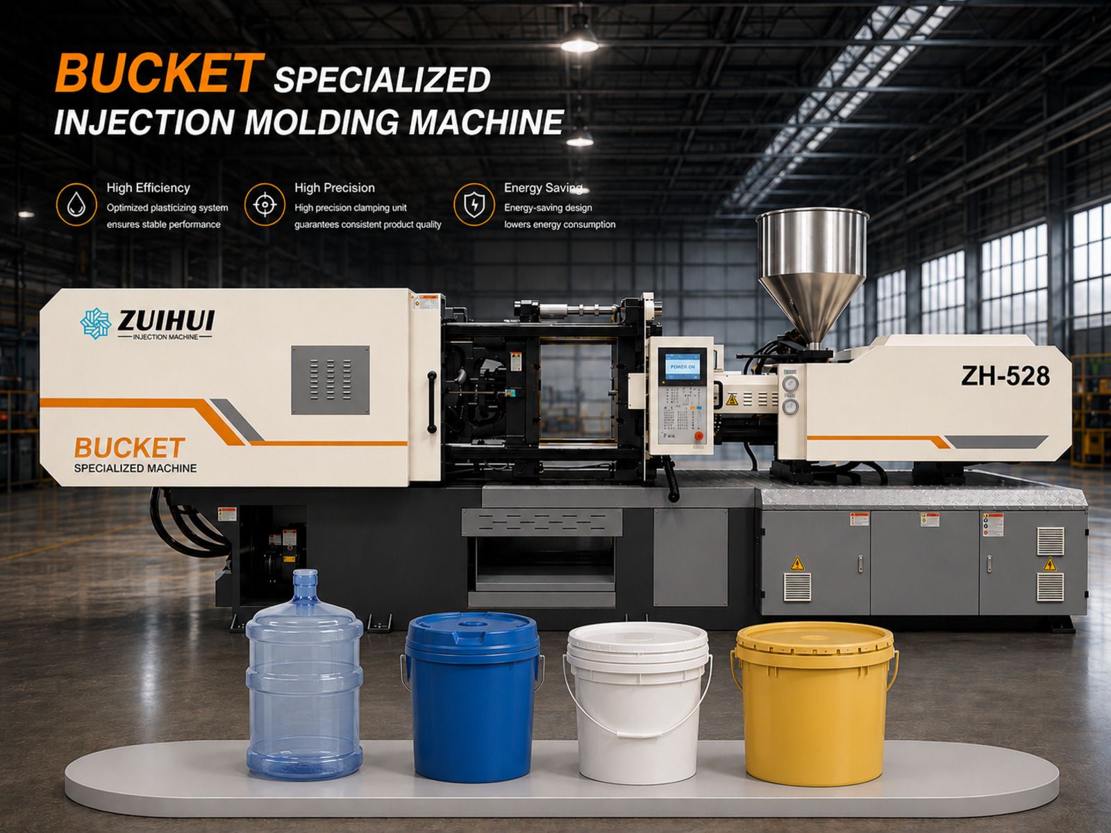 528T Bucket Injection Molding Machine ZH-528