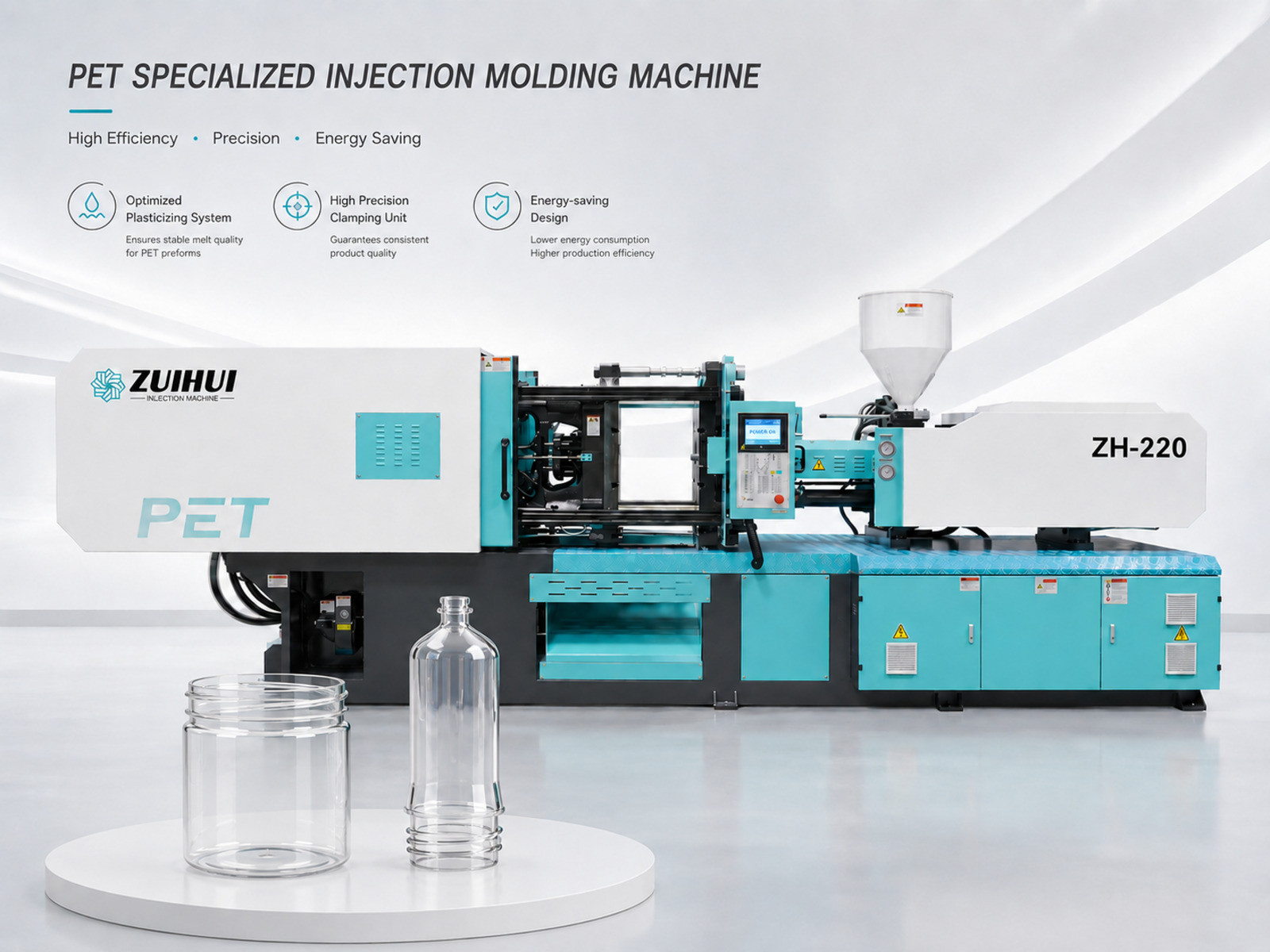 220T PET Preform Injection Molding Machine ZH-220