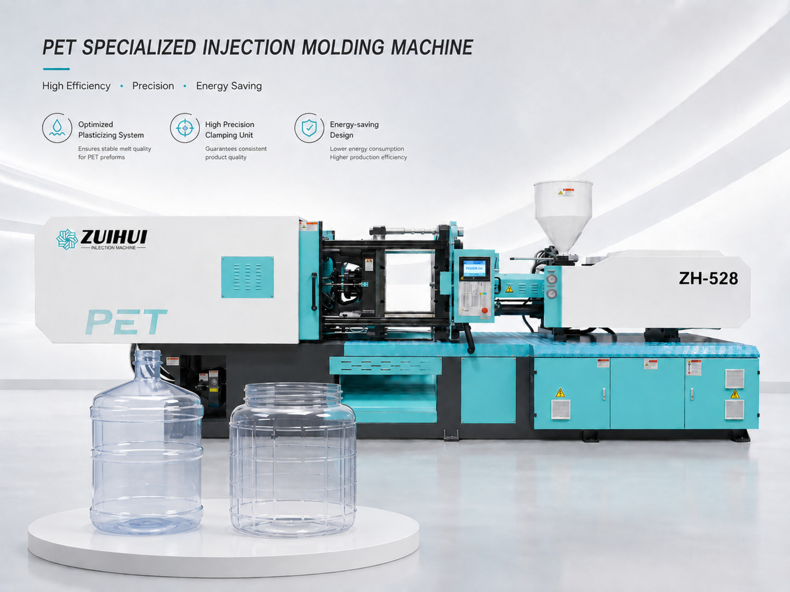 528T PET Preform Injection Molding Machine ZH-528
